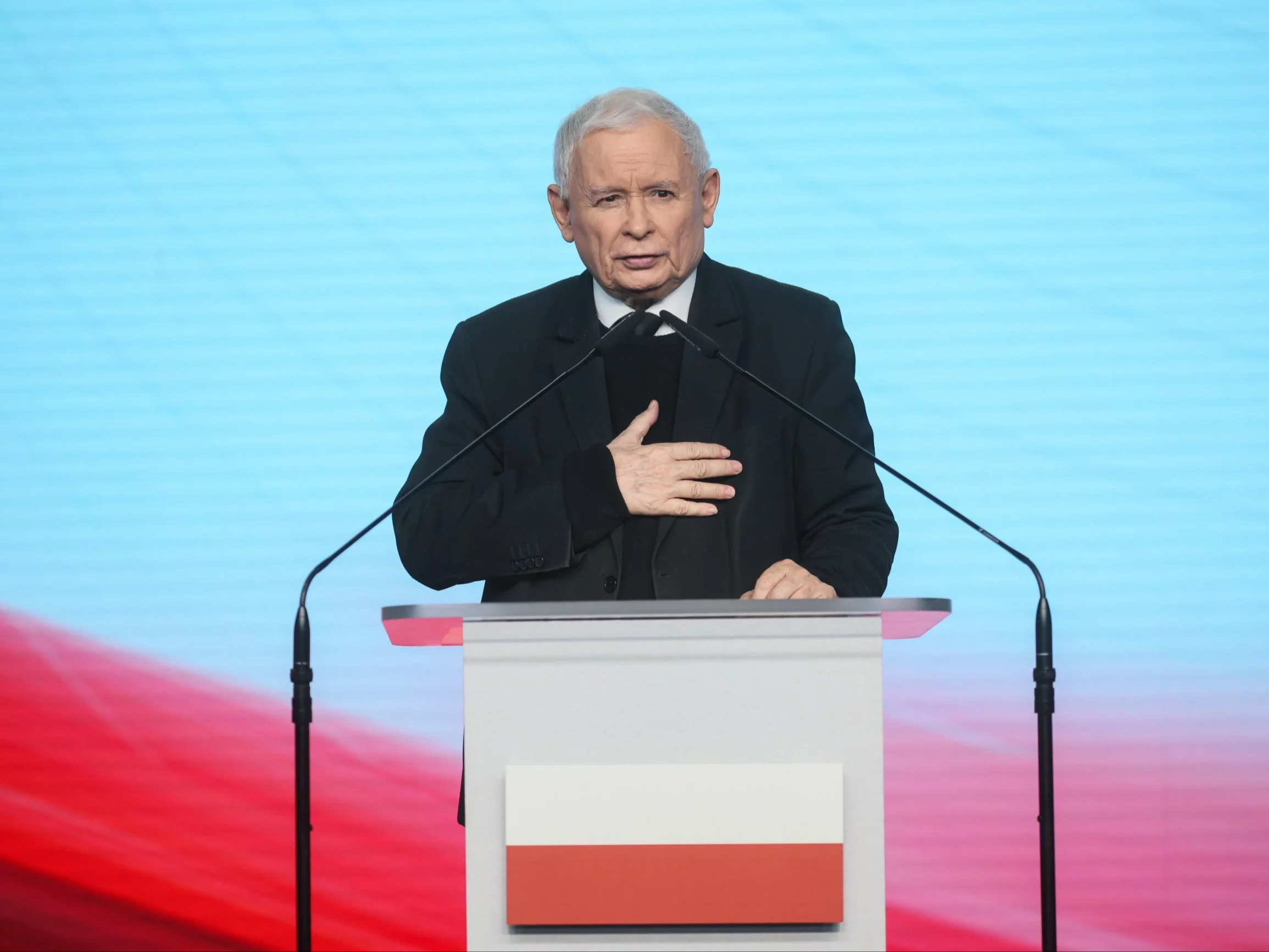 Prezes Prawa i Sprawiedliwości Jarosław Kaczyński