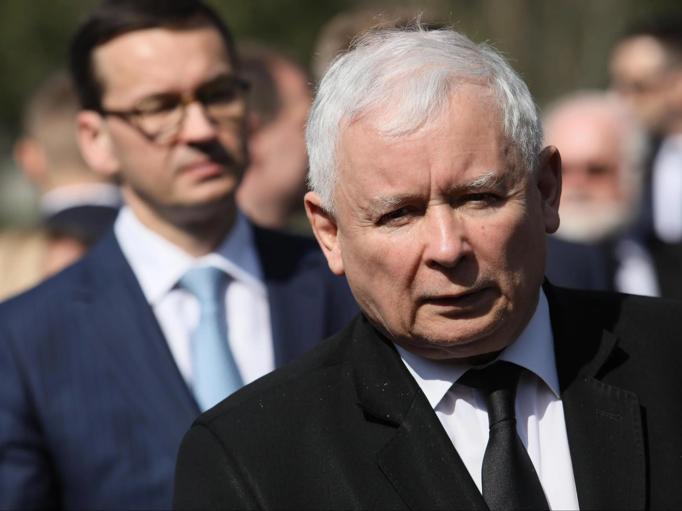 Jarosław Kaczyński i Mateusz Morawiecki