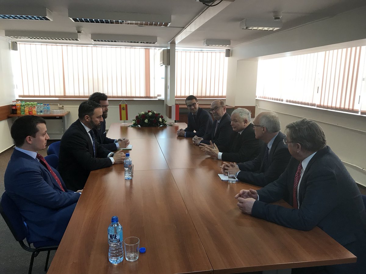 Spotkanie Jarosława Kaczyńskiego i Santiago Abascala