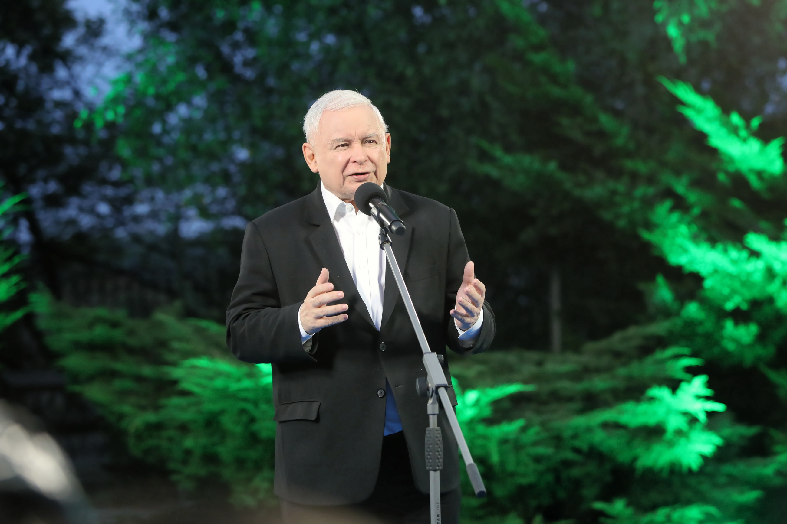 Prezes PiS Jarosław Kaczyński