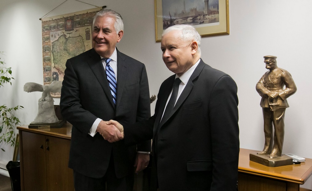 Rex Tillerson, Jarosław Kaczyński