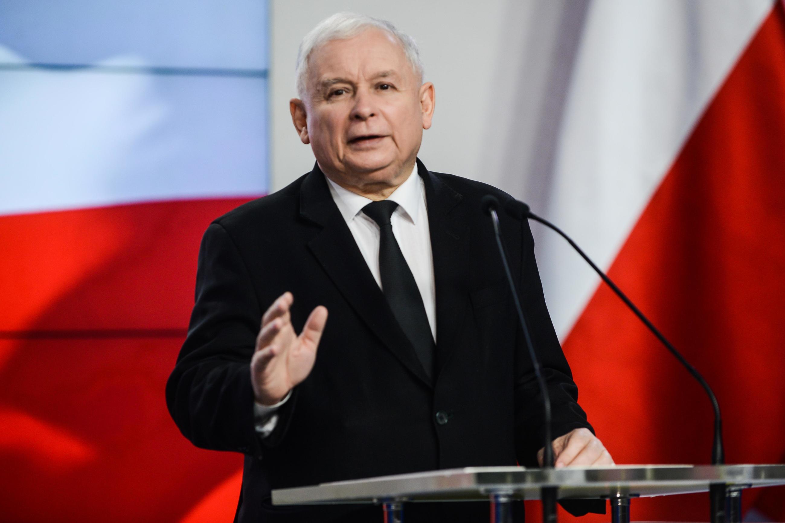 Prezes PiS Jarosław Kaczyński