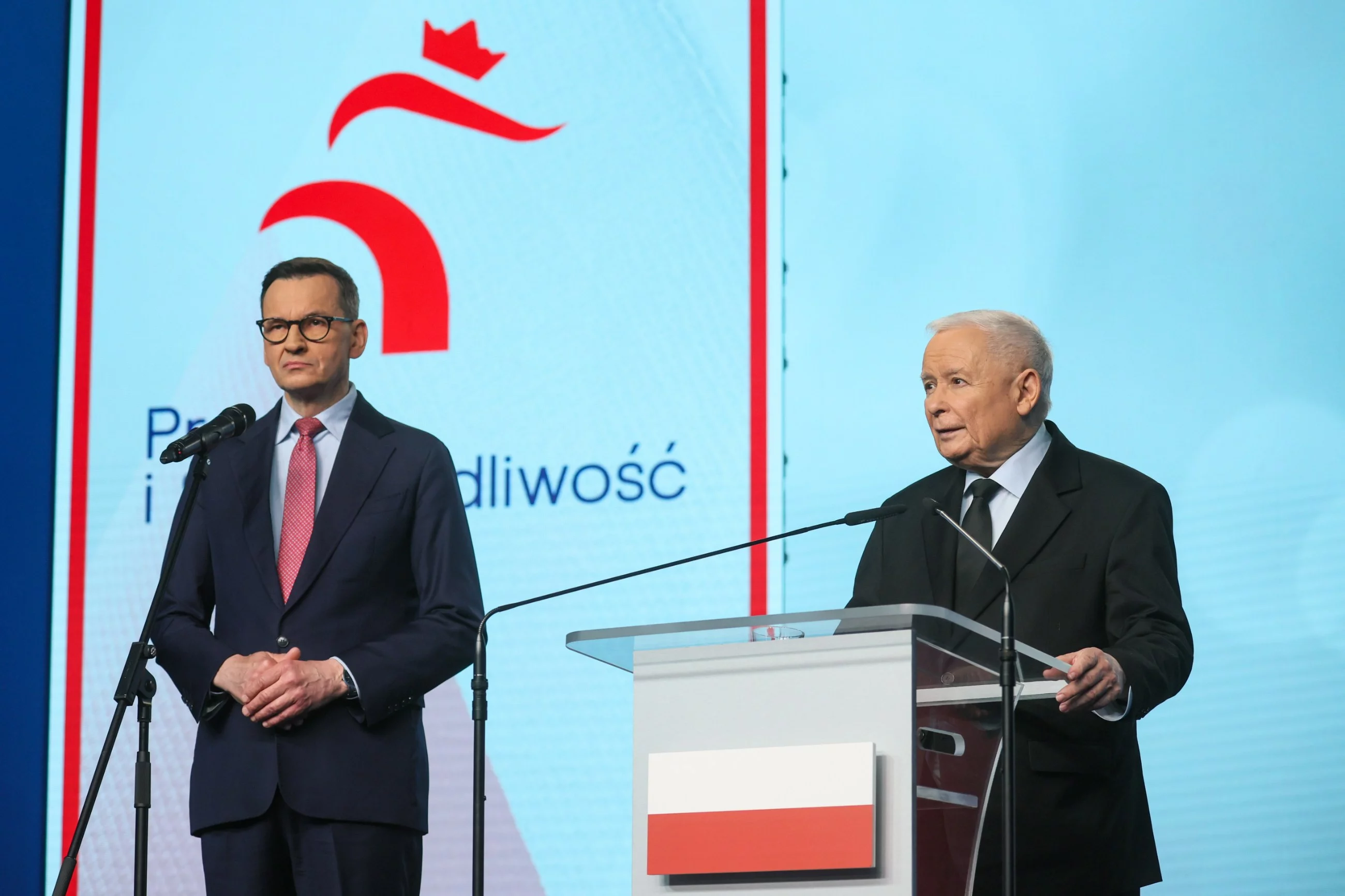 Mateusz Morawiecki i Jarosław Kaczyński