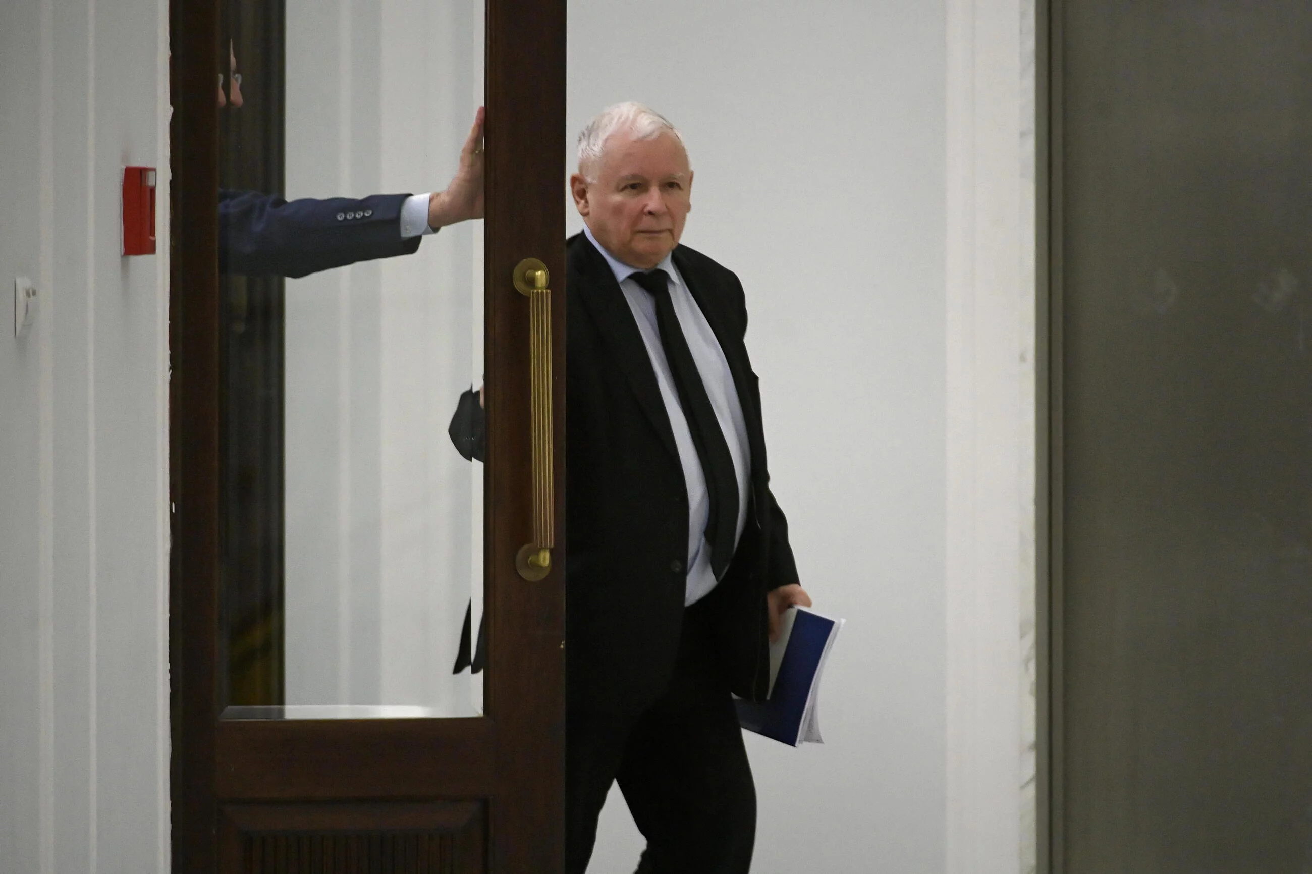 Prezes PiS Jarosław Kaczyński w Sejmie