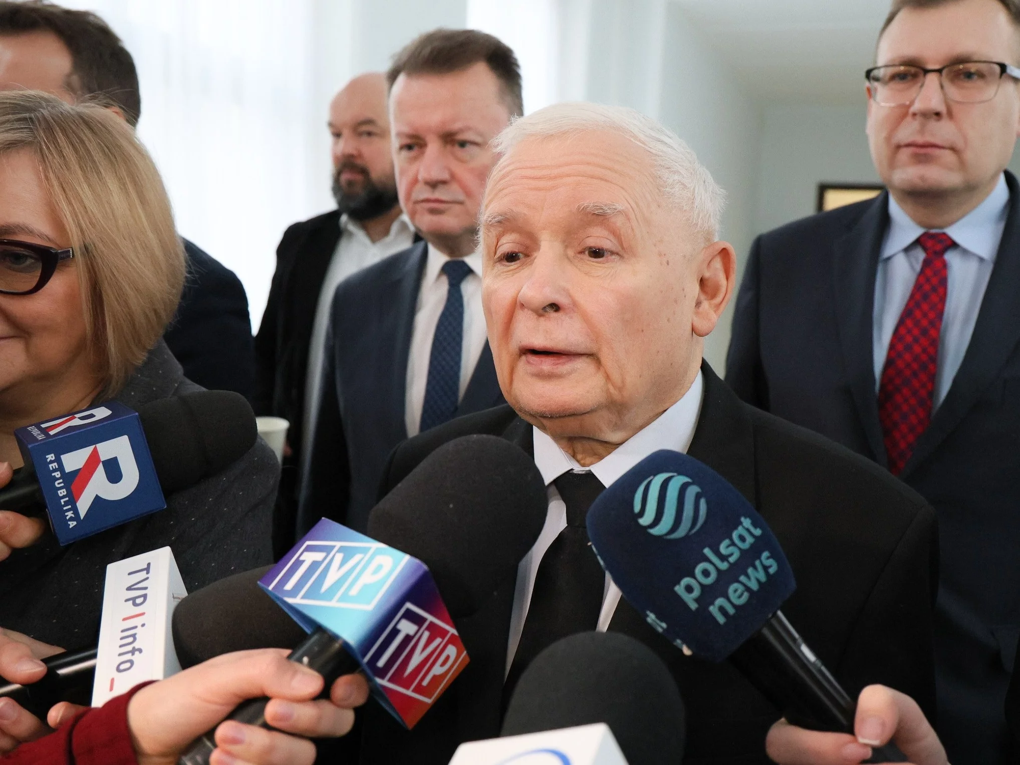 Kaczyński do dziennikarza TVN24: Ja z chamami nie rozmawiam, pan jest chamem