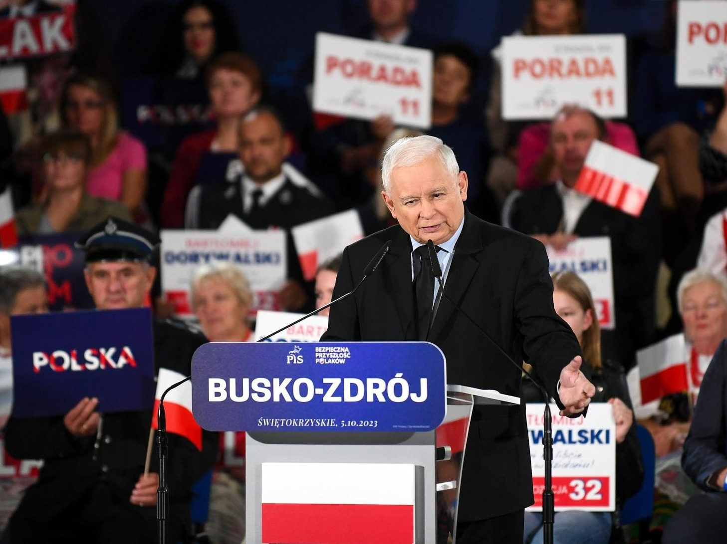 Prezes PiS Jarosław Kaczyński