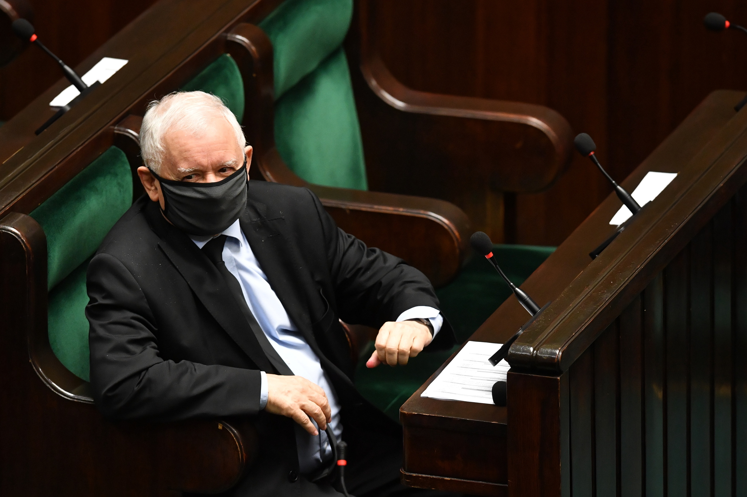 Jarosław Kaczyński w Sejmie