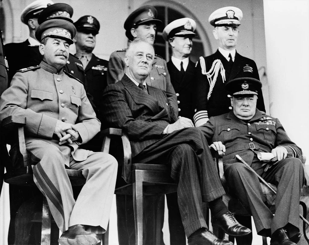 Konferencja w Teheranie: Stalin, Roosevelt i Churchill