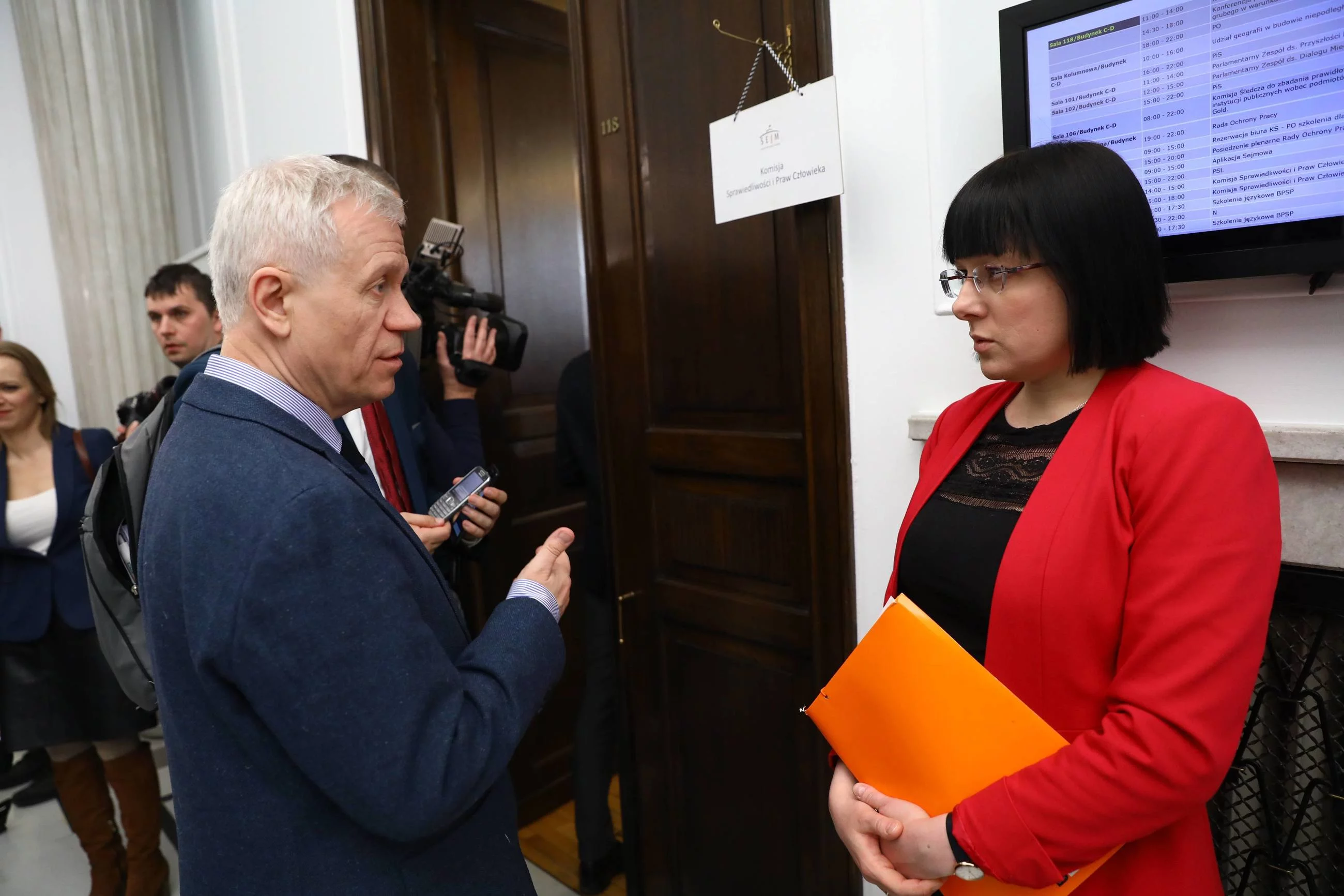 Marek Jurek i Kaja Godek