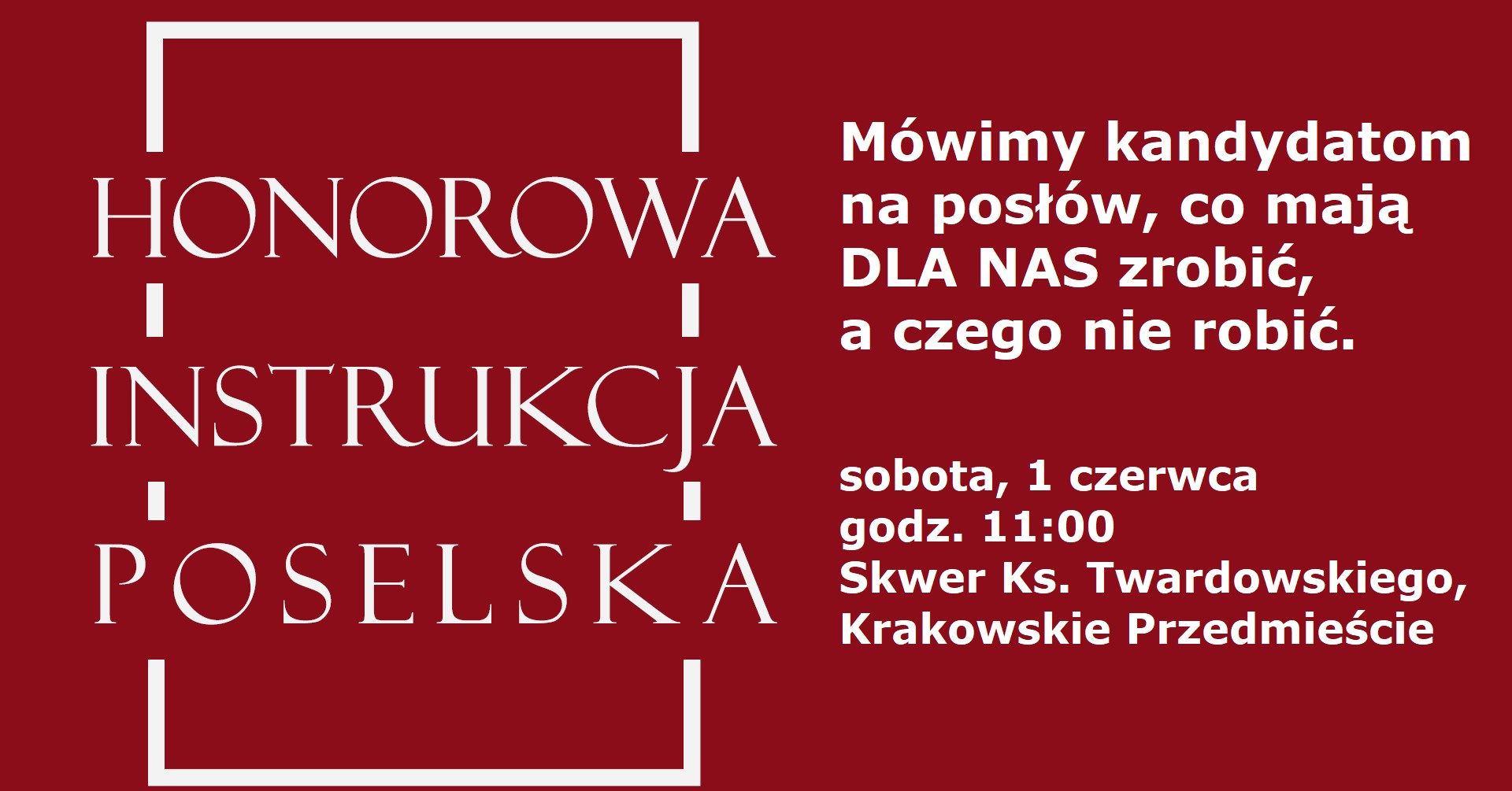 Honorowa instrukcja poselska