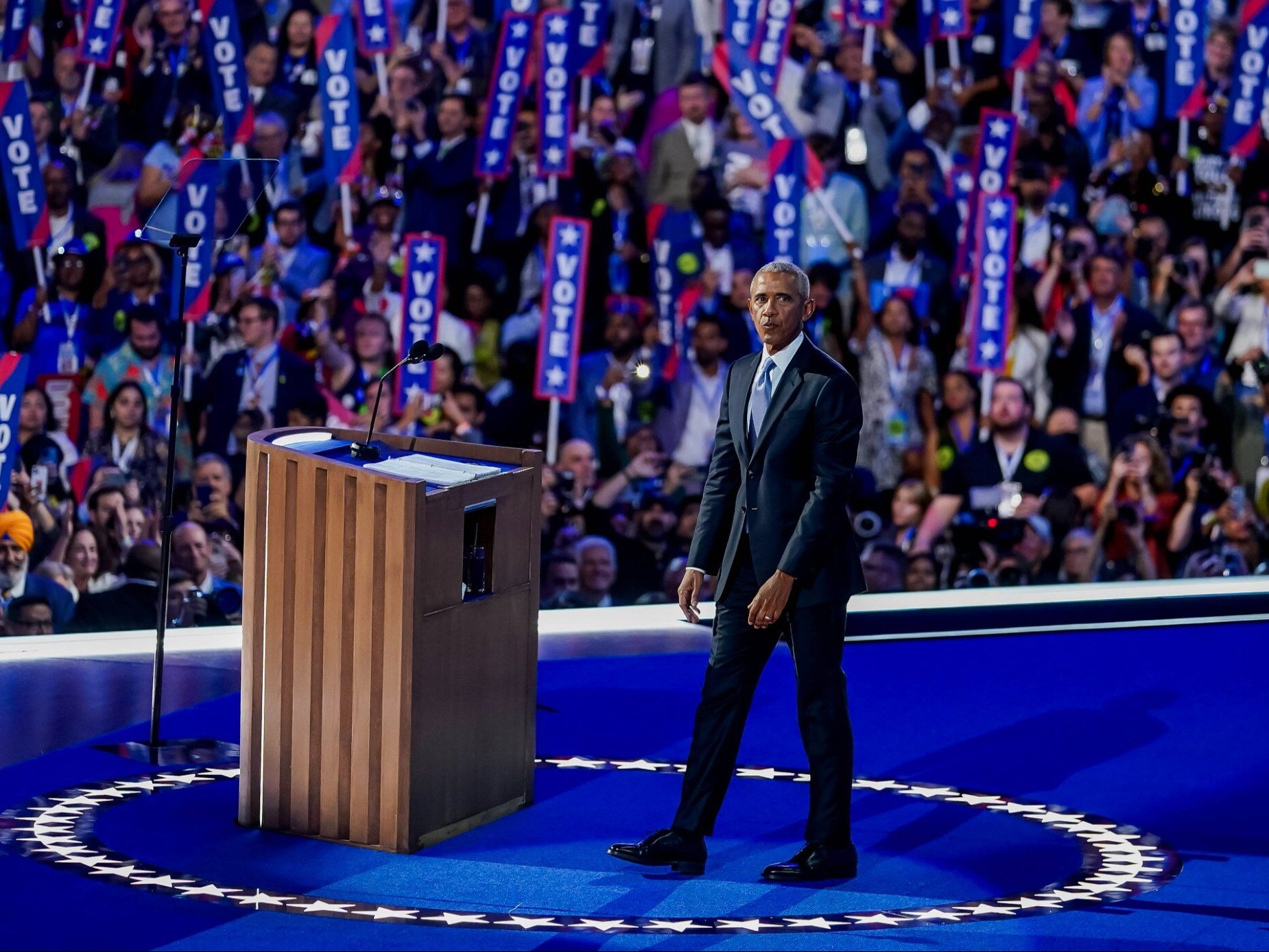 Barack Hussein Obama na Konwencji Partii Demokratycznej w Chicago