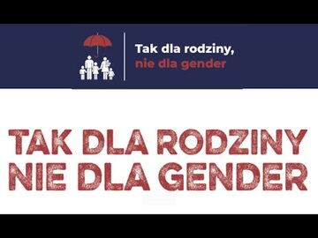 Kampania "TAK dla rodziny, NIE dla gender", zdjęcie ilustracyjne