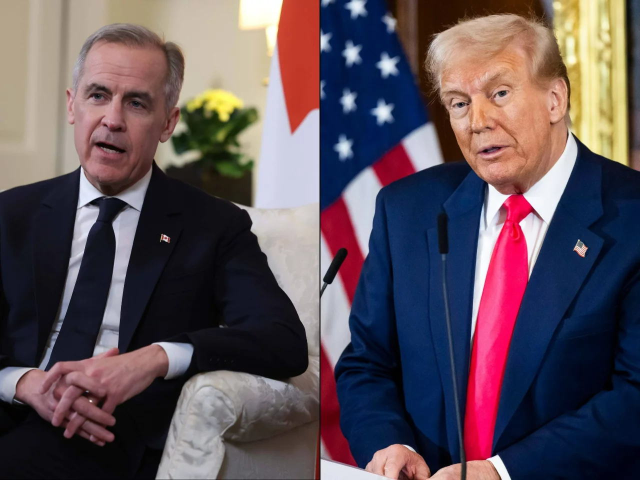 Mark Carney i Donald Trump