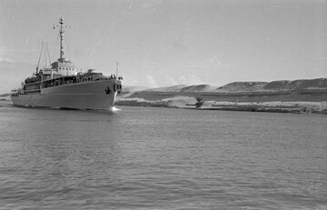 Kanał Sueski, 1955 rok