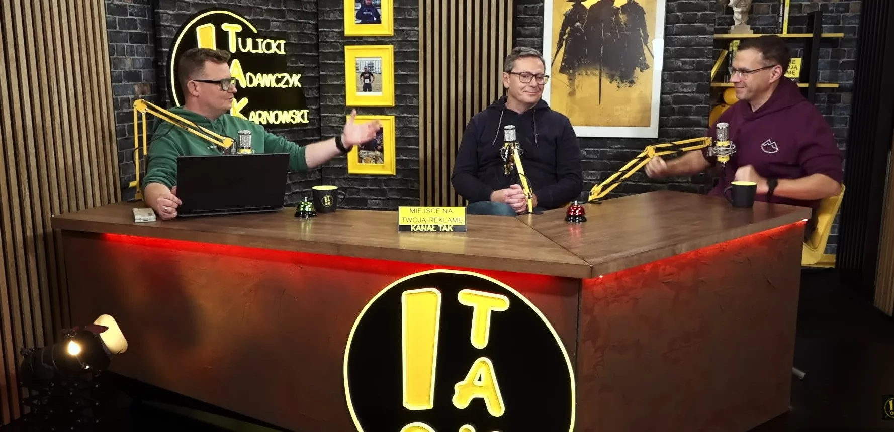 Kanał TAK! na YouTube. Marcin Tulicki, Michał Adamczyk, Michał Karnowski