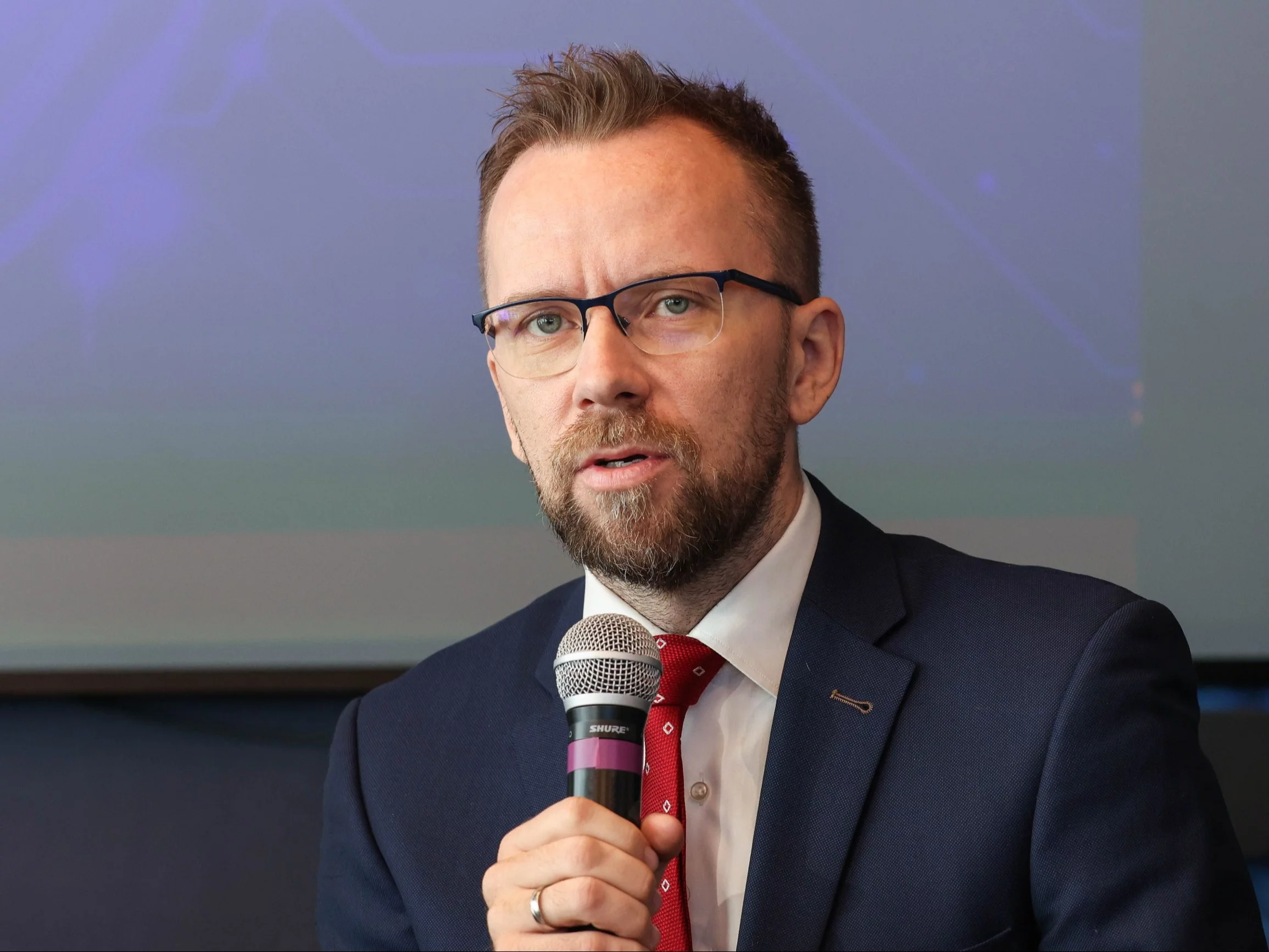 Prezes Stowarzyszenia "Tak dla CPK" Maciej Wilk
