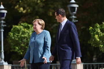 Kanclerz Niemiec Angela Merkel i premier Polski Mateusz Morawiecki