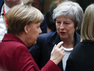 Kanclerz Niemiec Angela Merkel i premier Wielkiej Brytanii Theresa May