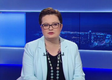 Katarzyna Lubnauer z Koalicji Obywatelskiej w studiu Polsat News