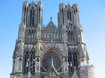 Katedra w Reims - fasada