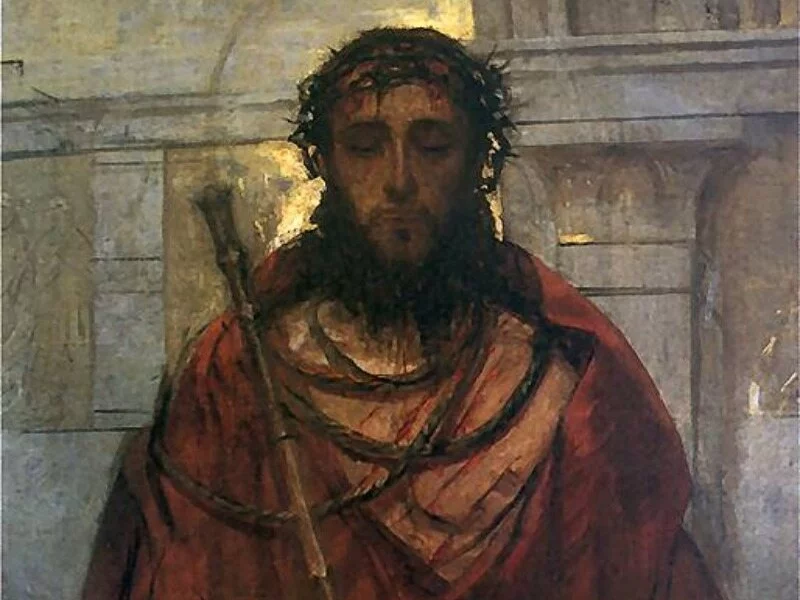 Adam Chmielowski (Święty Brat Albert), fragment obrazu  "Ecce Homo"