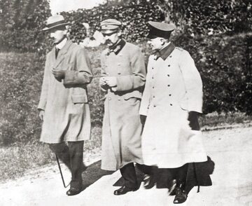 Kazimierz Sosnkowski i Józef Piłsudski w Magdeburgu