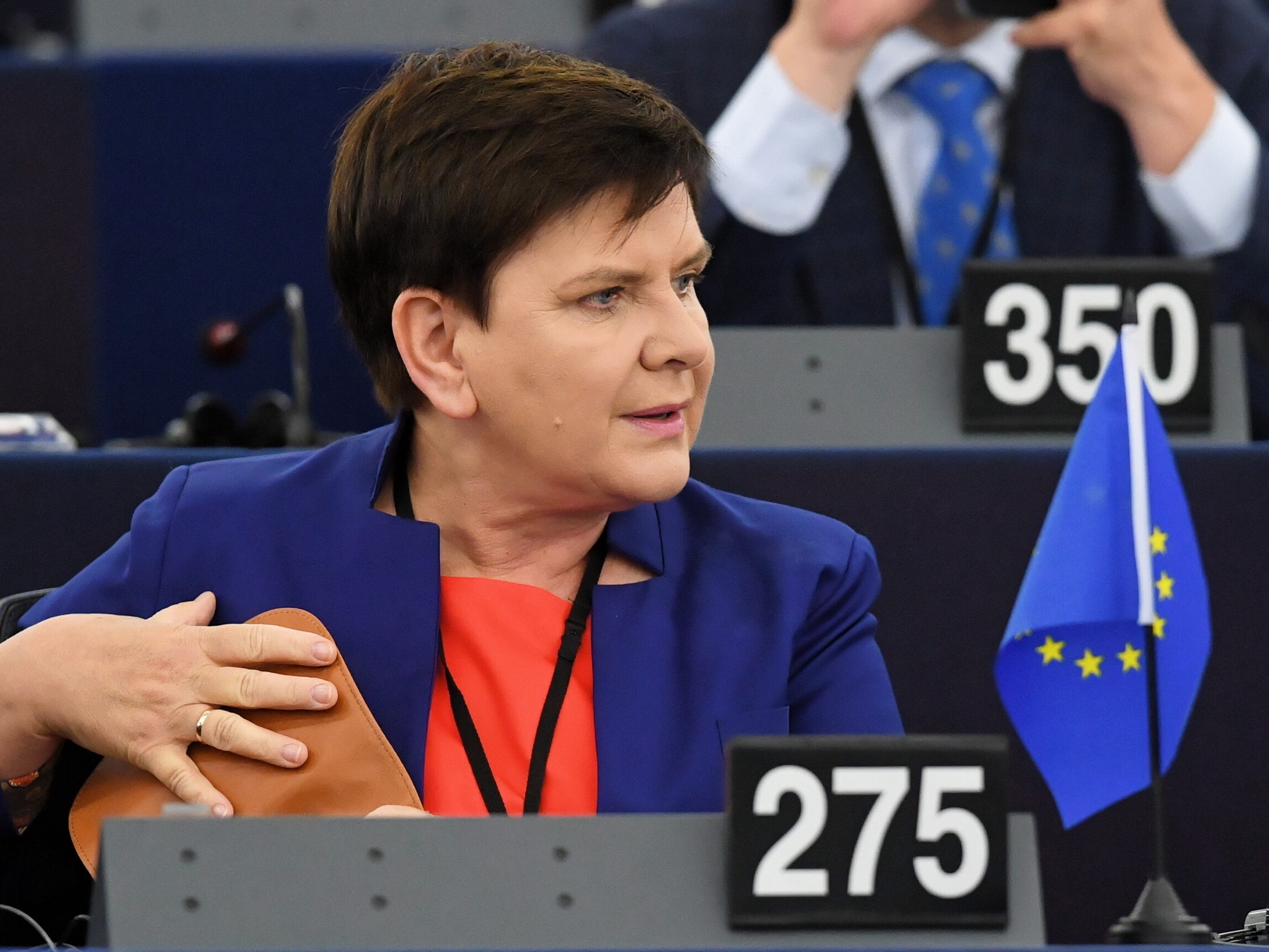 Beata Szydło (PiS) w Parlamencie Europejskim