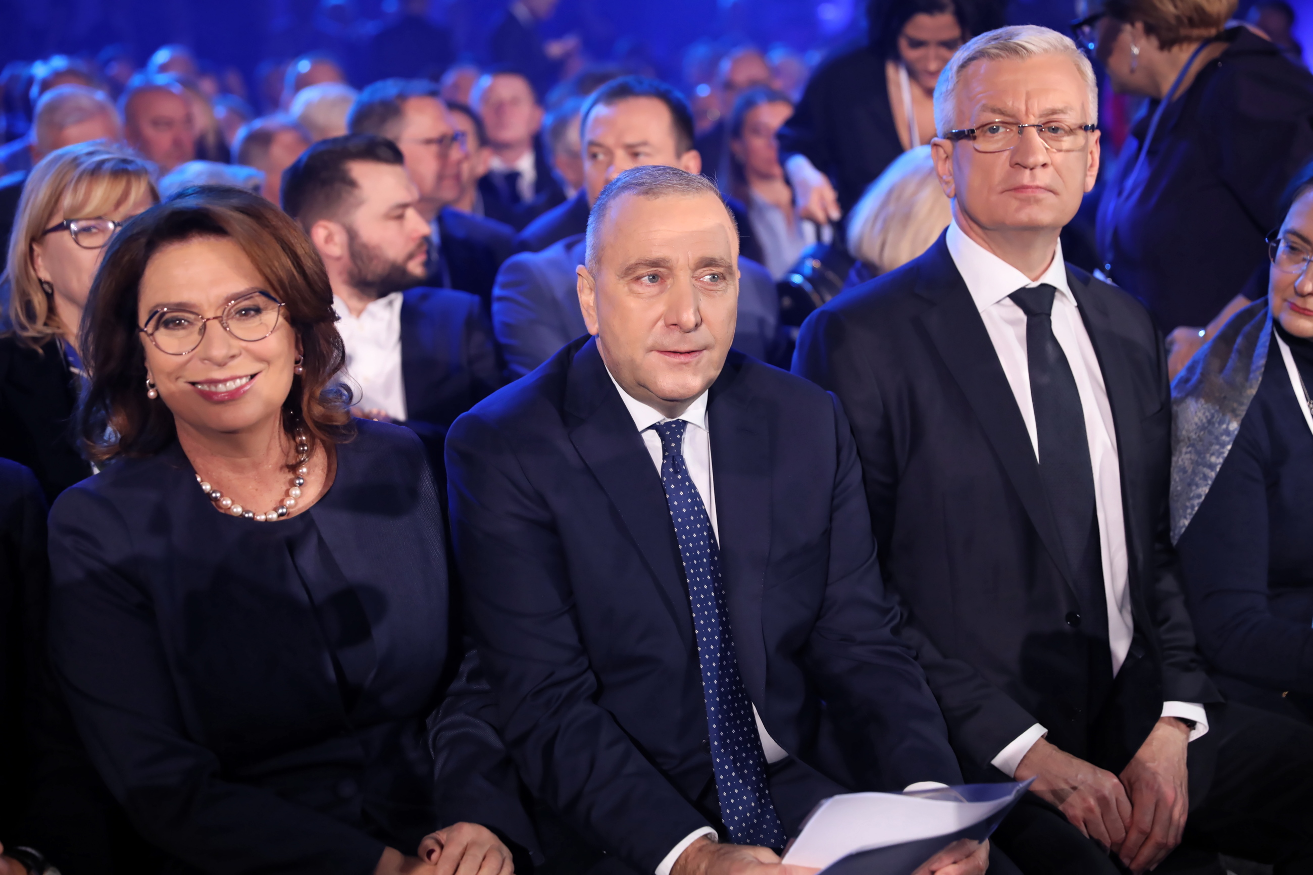 Małgorzata Kidawa-Błońska, Grzegorz Schetyna i Jacek Jaśkowiak