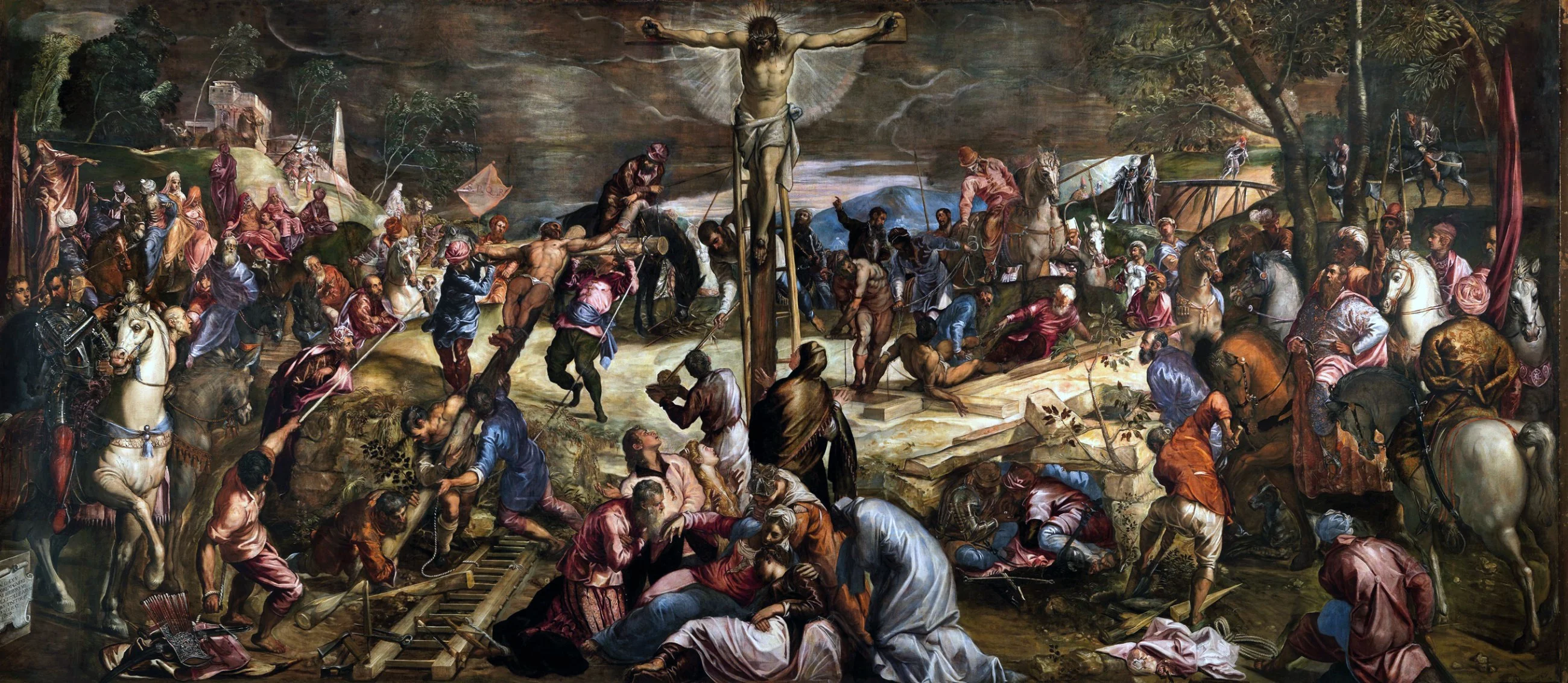 Ukrzyżowanie Jezusa Chrystusa, mal. Jacopo Tintoretto