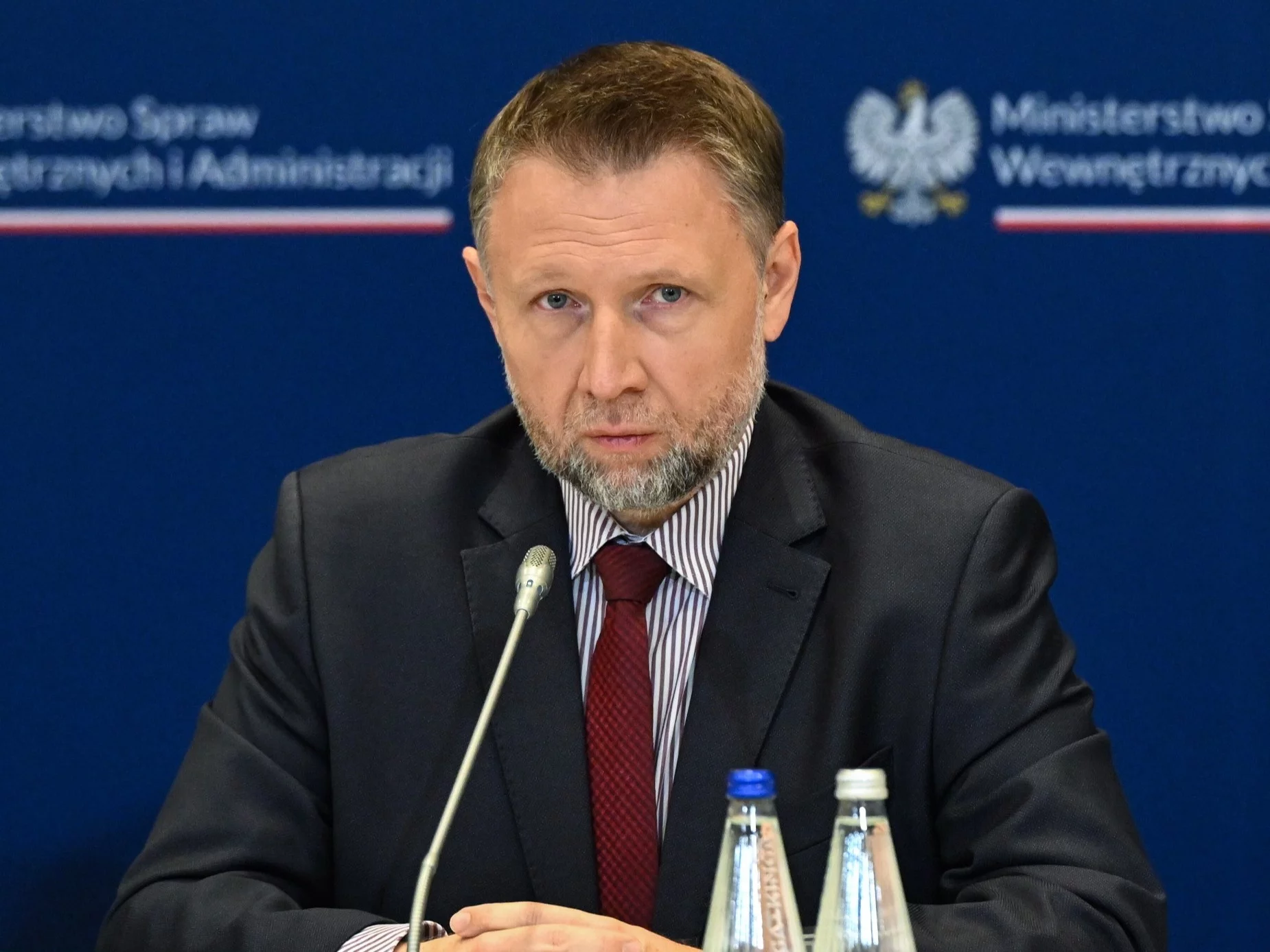 Minister spraw wewnętrznych i administracji Marcin Kierwiński