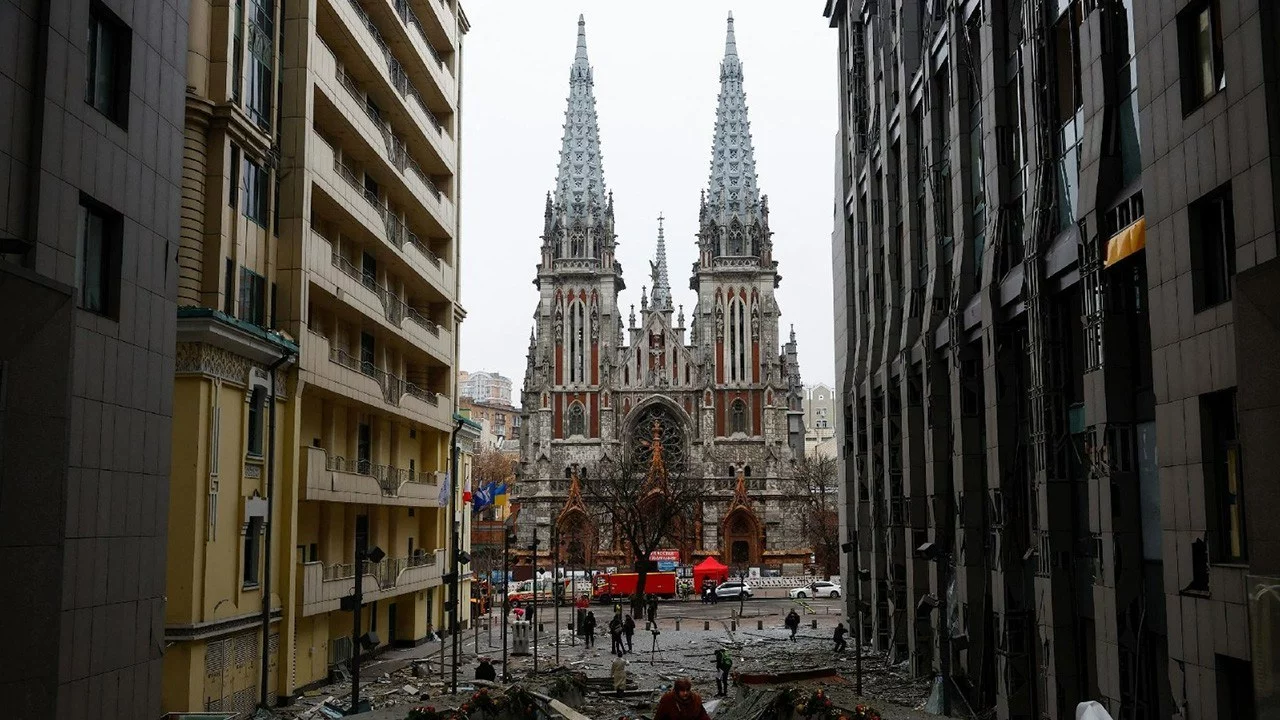 Kościół w Kijowie przekazany katolikom. "Efekt rozmów Nawrockiego"