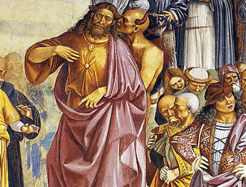 „Kłamstwa Antychrysta” – fragment fresku autorstwa Luki Signorellego z lat 1499–1504, który znajduje się w katedrze w Orvieto