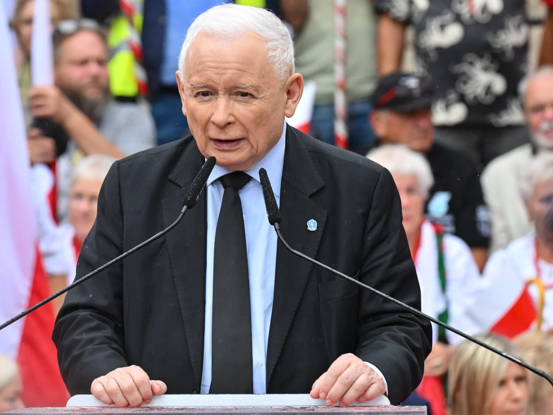 Prezes PiS Jarosław Kaczyński