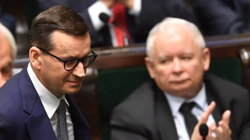 Mateusz Morawiecki i Jarosław Kaczyński