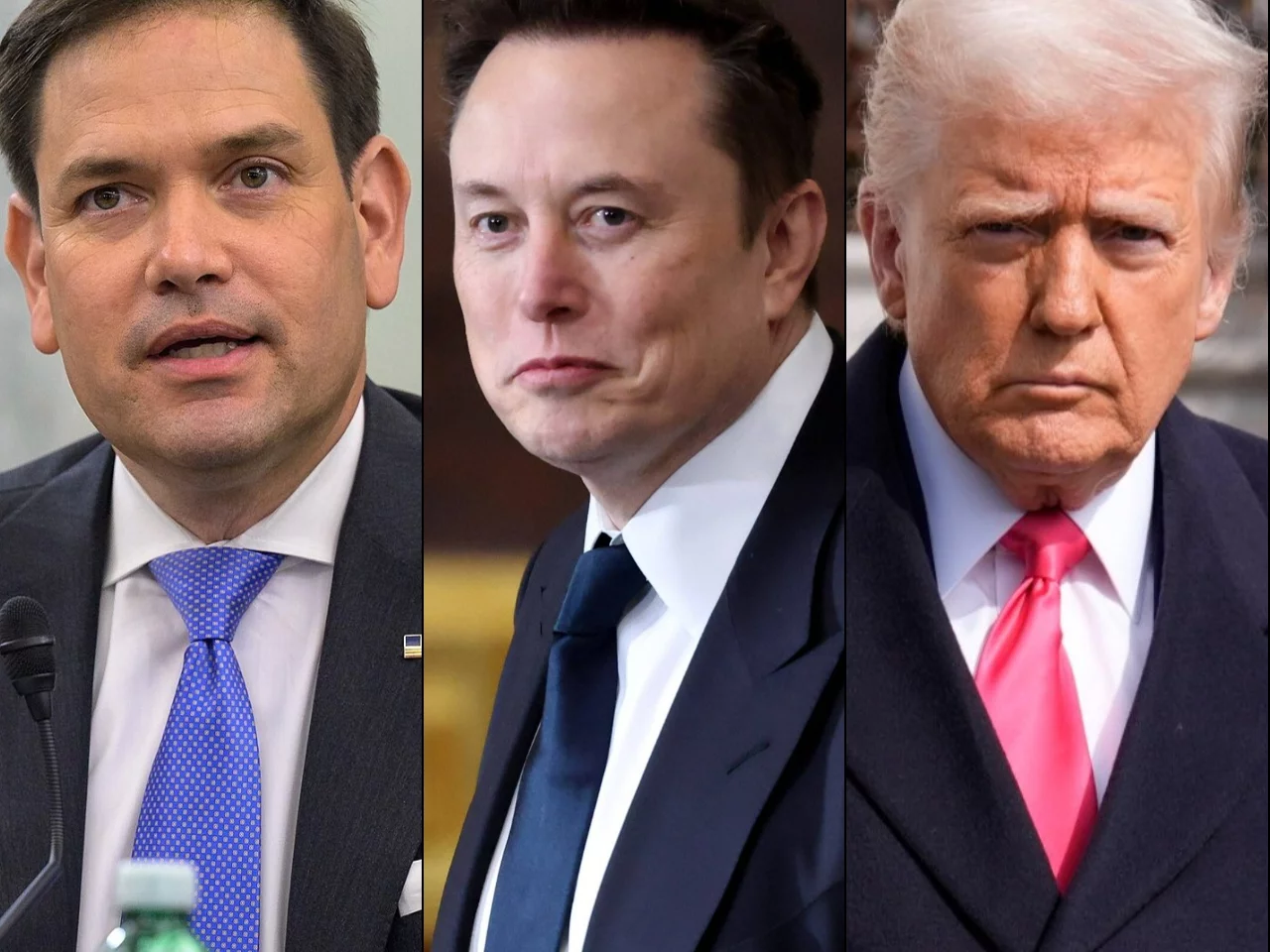 Marco Rubio, Elon Musk i Donalda Trump