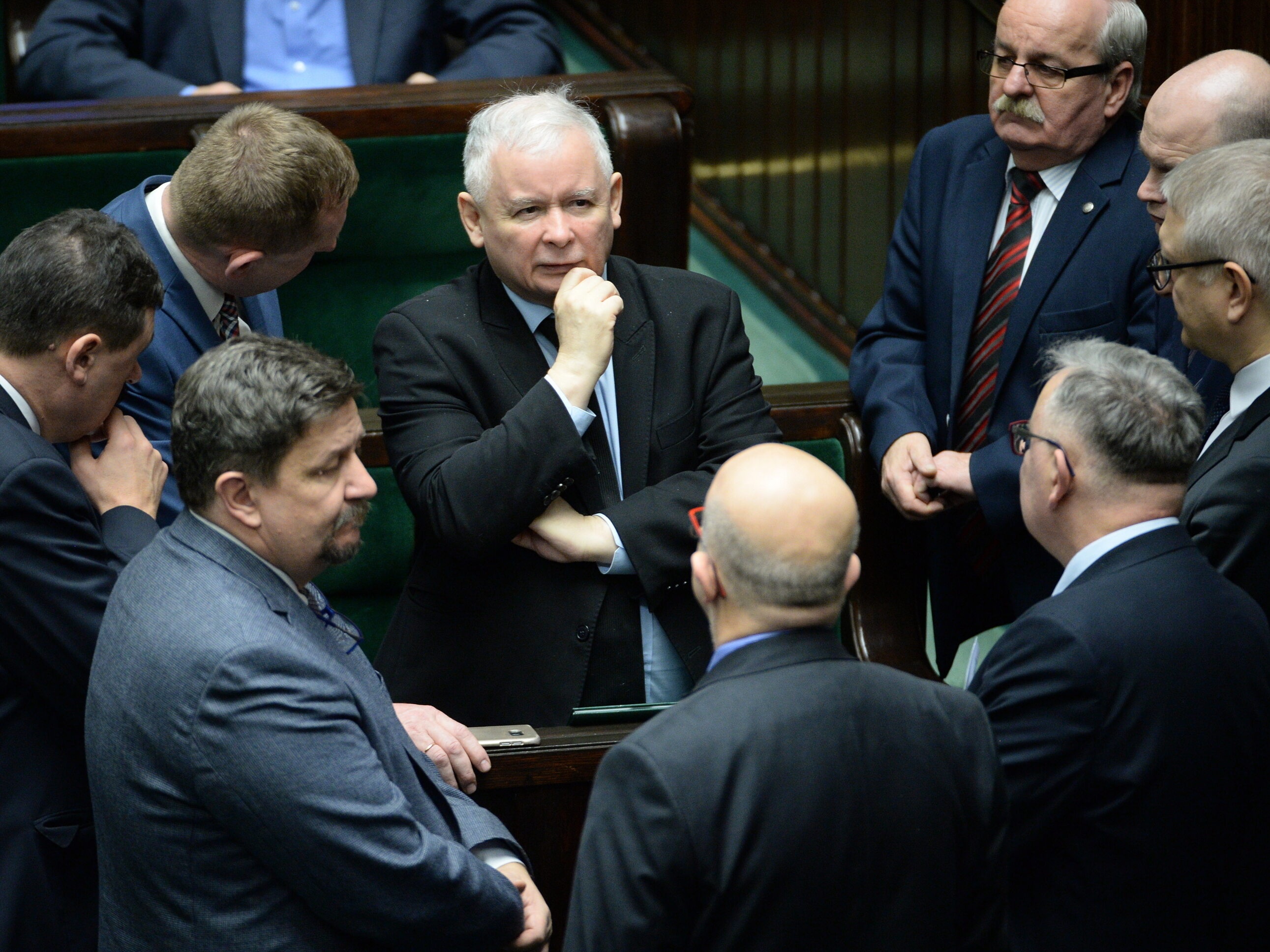 Jarosław Kaczyński w Sejmie