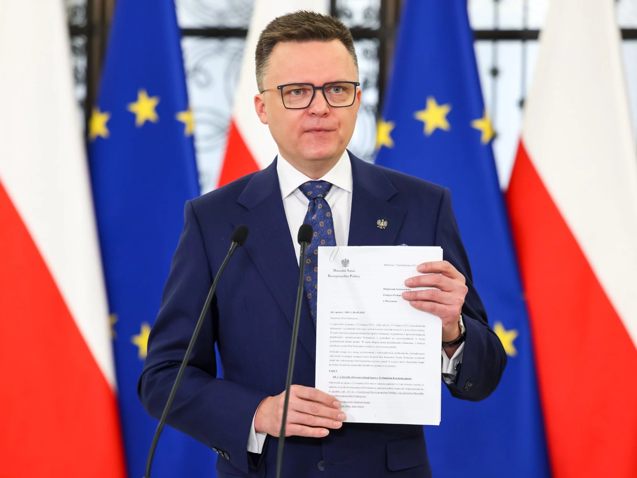 Szymon Hołownia (Polska 2050), były marszałek Sejmu