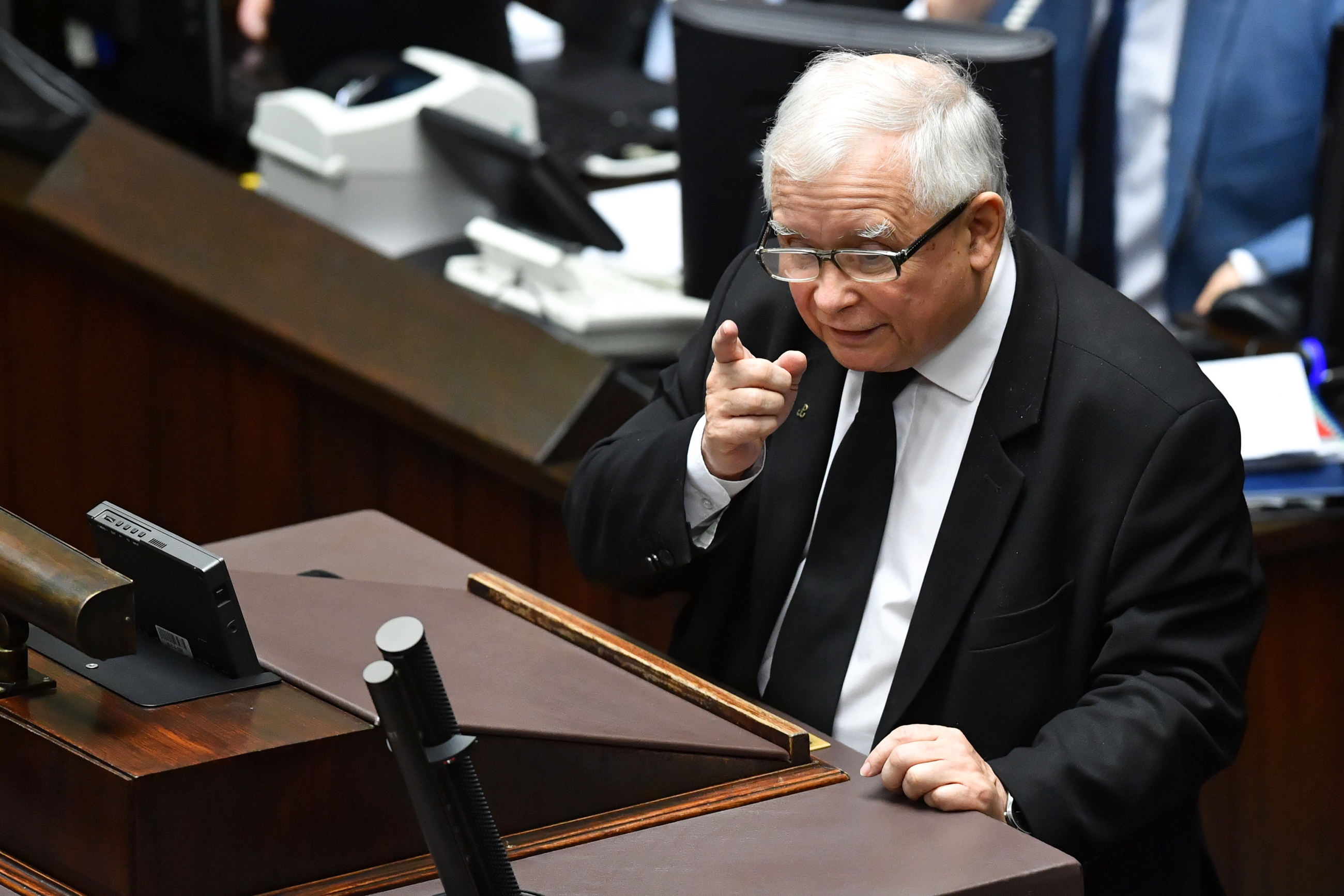 Jarosław Kaczyński w Sejmie