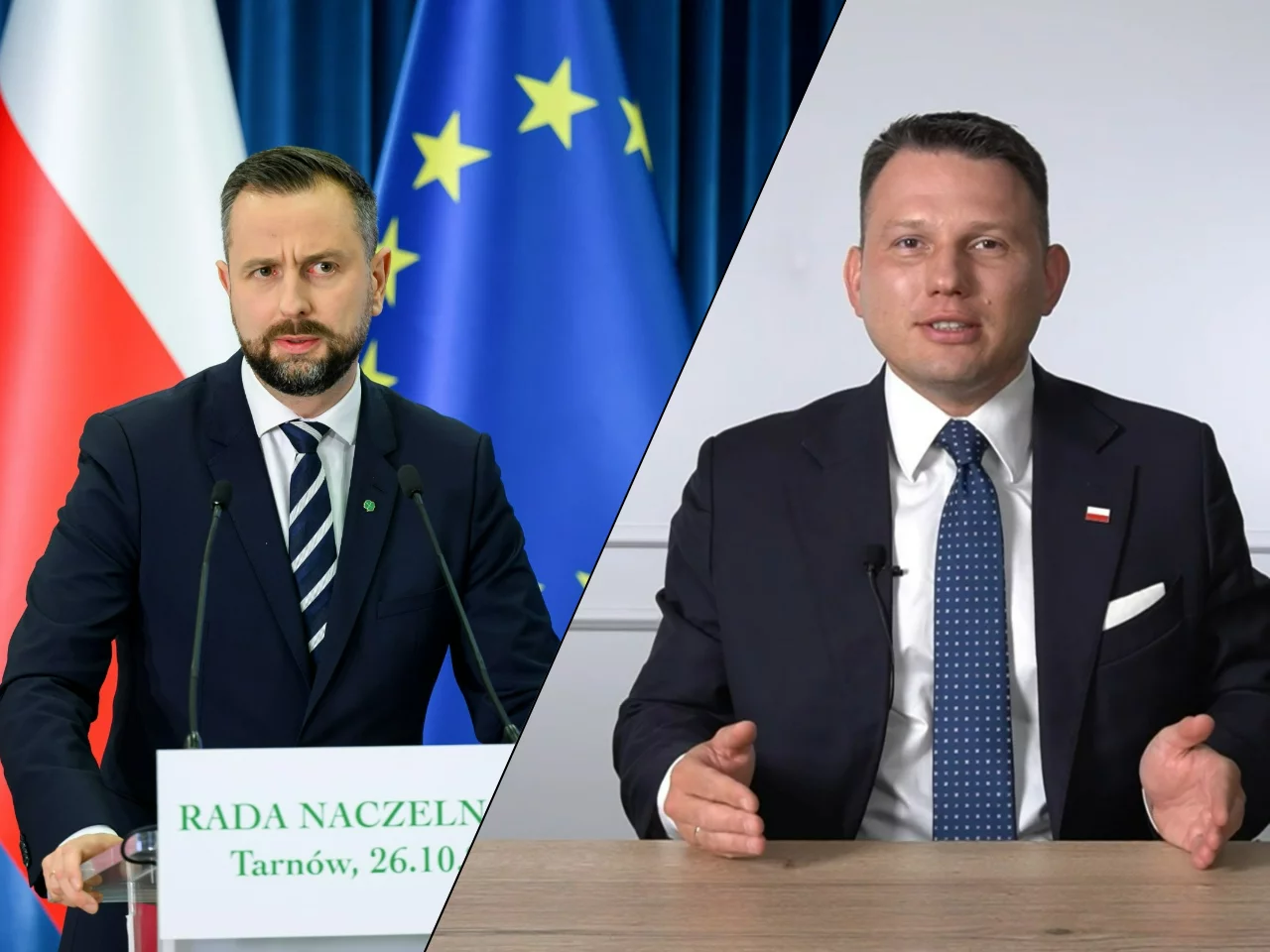 Władysław Kosiniak-Kamysz i Sławomir Mentzen