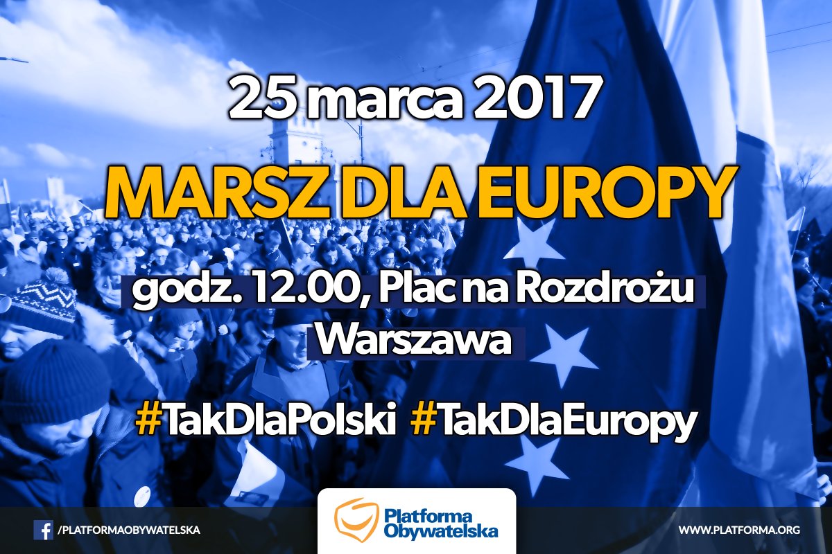 Marsz dla Europy - Warszawa