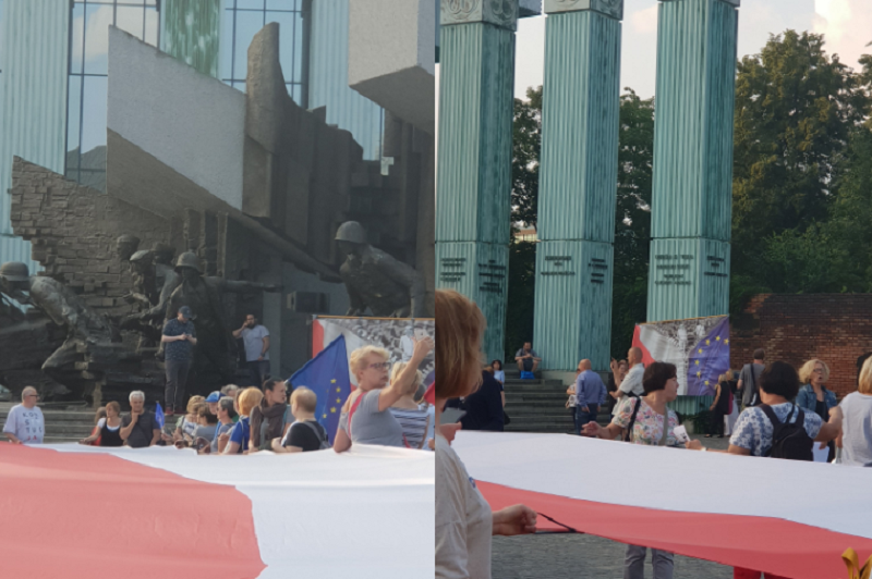 Protest KOD pod Sądem Najwyższym