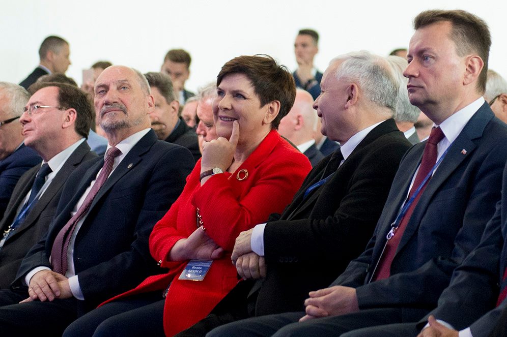 Antoni Macierewicz, Beata Szydło, Jarosław Kaczyński, Mariusz Błaszczak