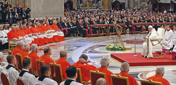 Kolegium Kardynalskie, składające się z ok. 200 kardynałów, stanowi co do zasady autentyczną reprezentację Kościoła