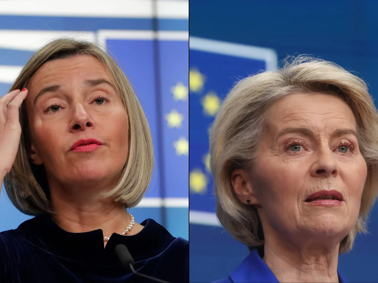F. Mogherini, U. von der Leyen
