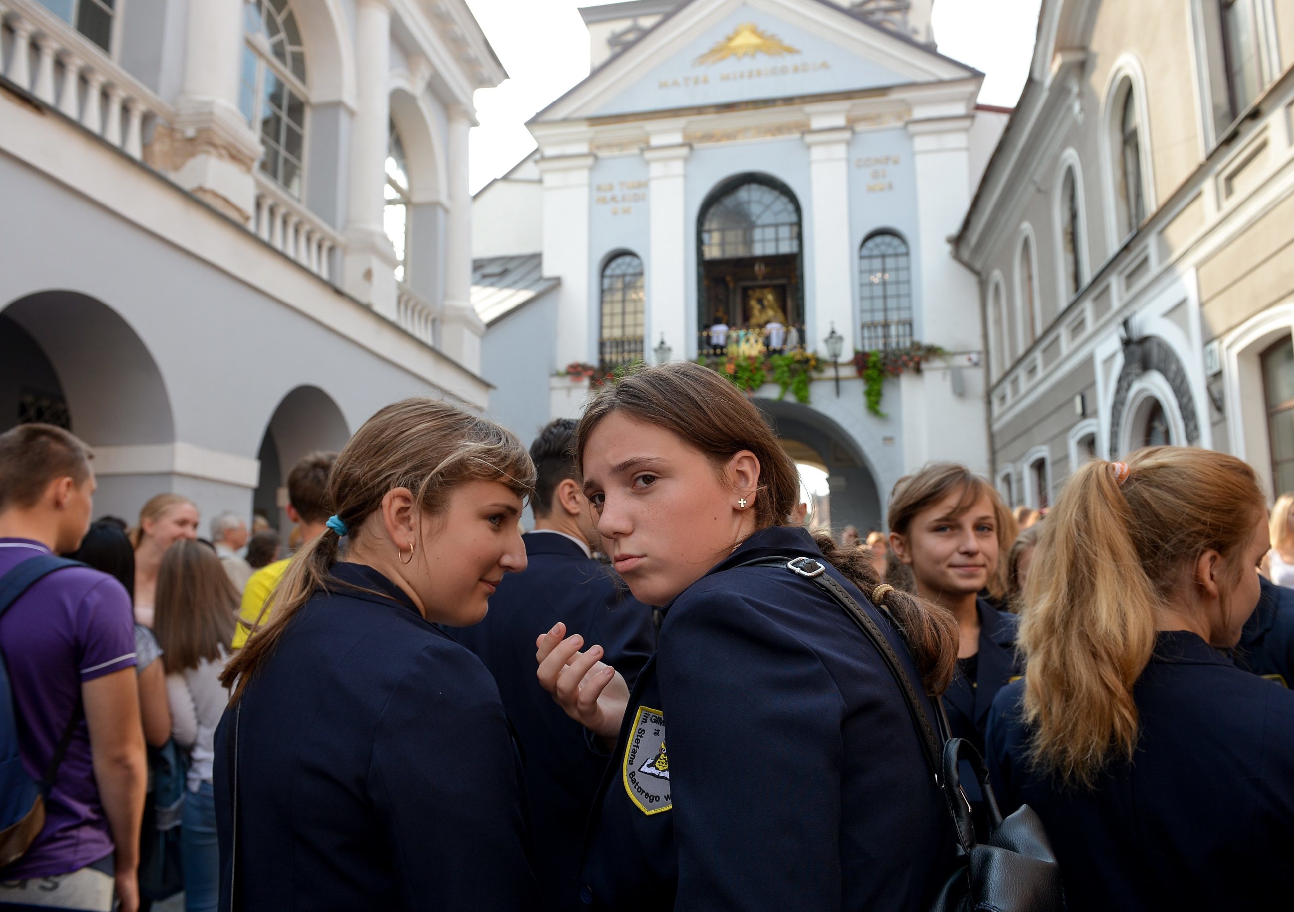 Uczniowie polskich szkół na Litwie