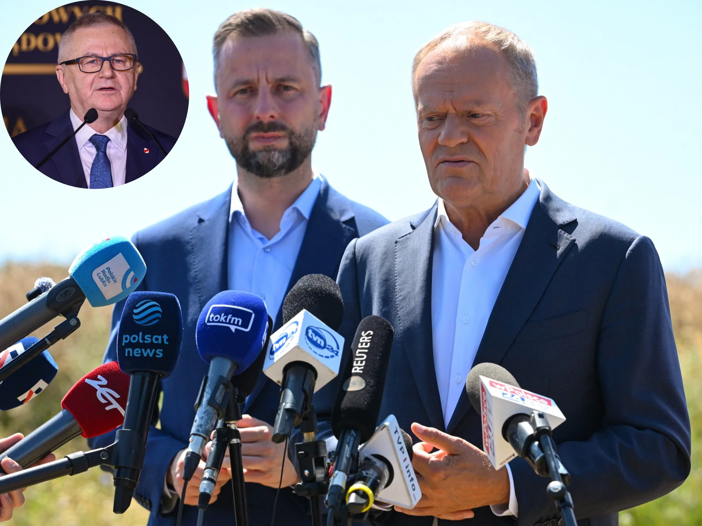 Premierzy Kosiniak-Kamysz i Tusk. Poseł Skalik