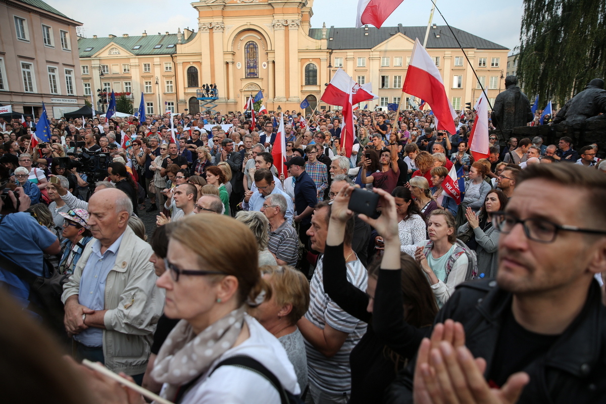 Protest pod Sądem Najwyższym