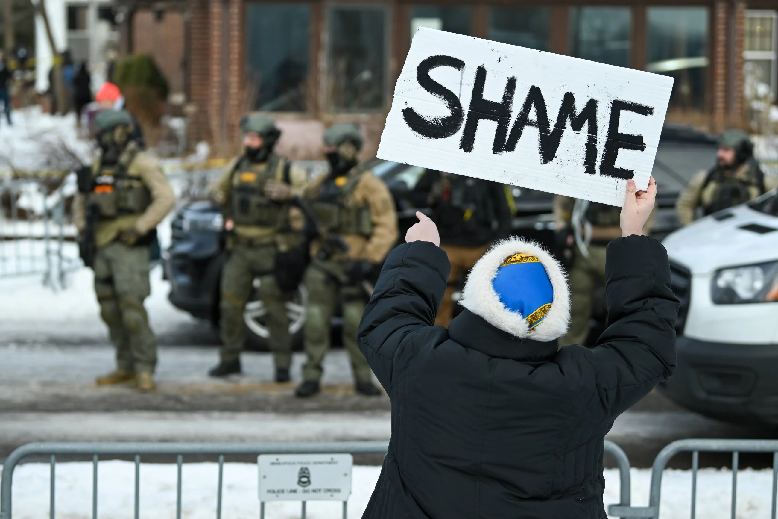 Protest przeciw ICE w Minneapolis