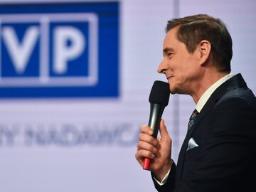 Komentator sportowy TVP Przemysław Babiarz