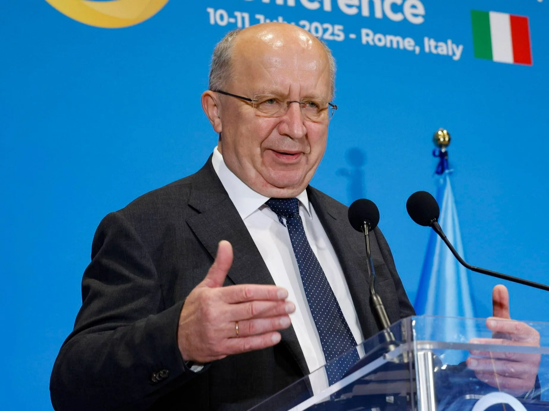 Unijny komisarz ds. obronności Andrius Kubilius